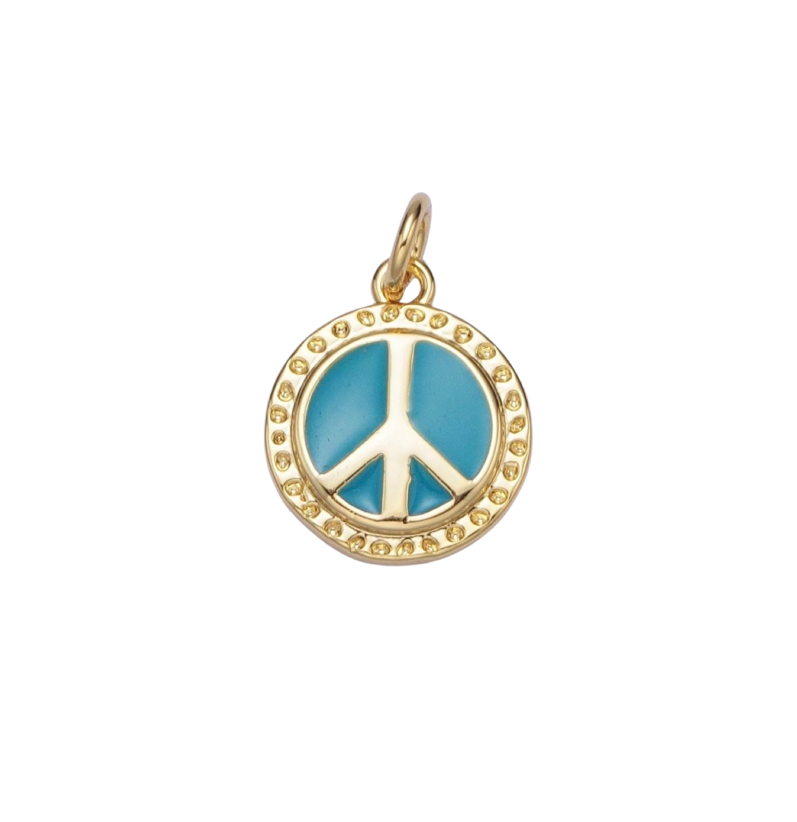 Blue Peace Charm