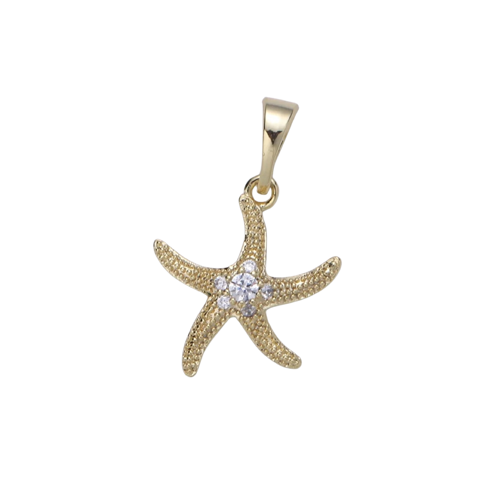 Diamond Starfish Charm