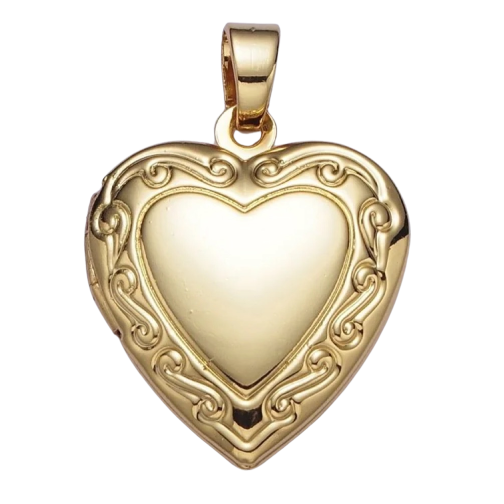 Vintage Heart Locket Charm – Get Lucky Charmed