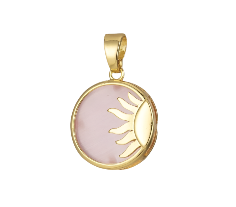 Pink Luna Charm