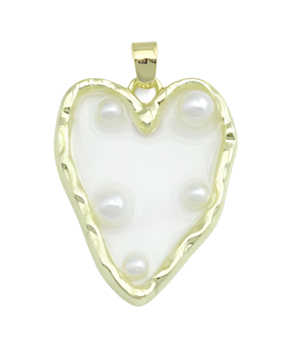 Clear Pearl Heart