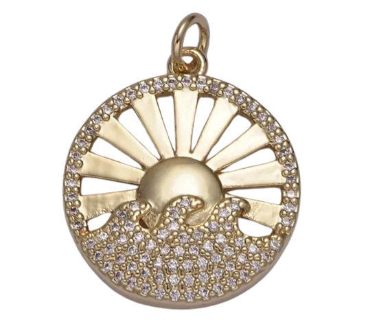 Sun & Surf Charm