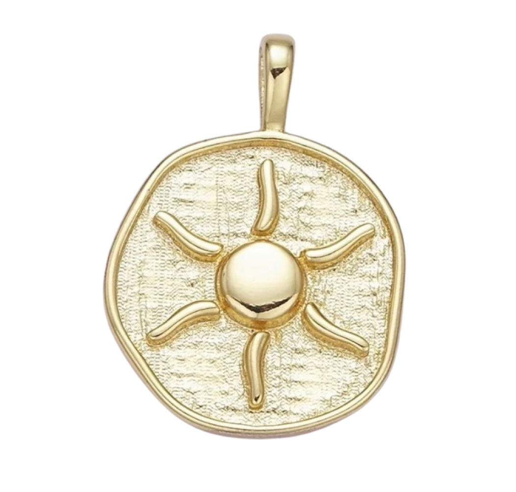 Sun Coin Charm