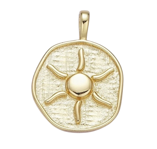 Sun Coin Charm